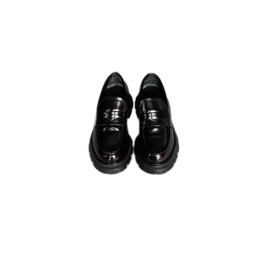 Black Loafer Shoes for Everyday Wear-zp