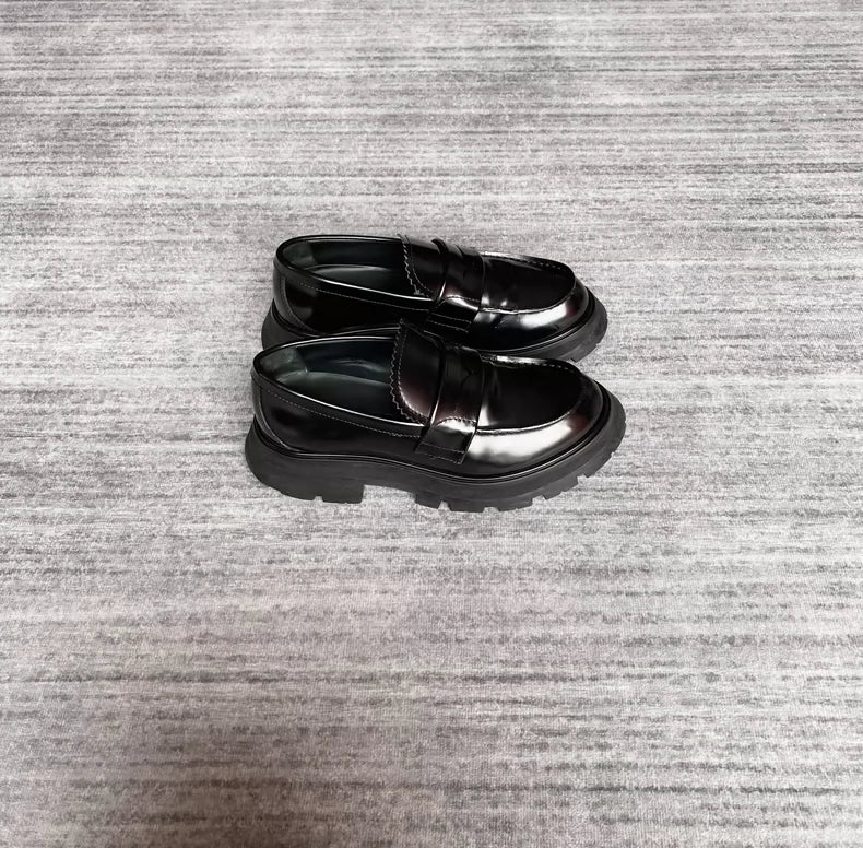 Black Loafer Shoes for Everyday Wear-zp