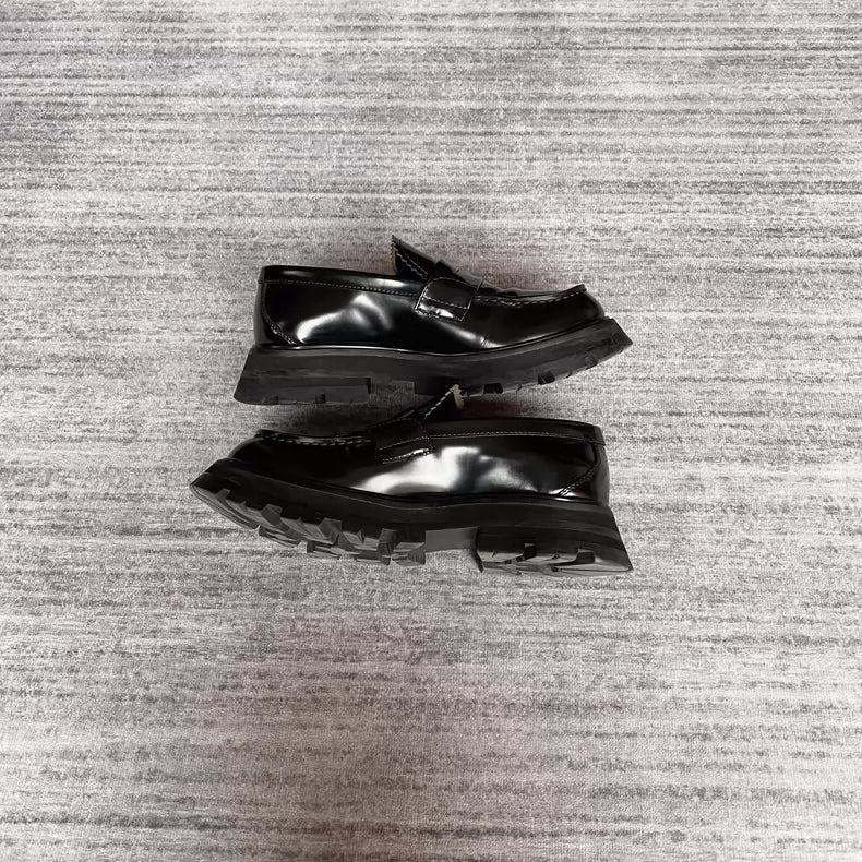 Black Loafer Shoes for Everyday Wear-zp