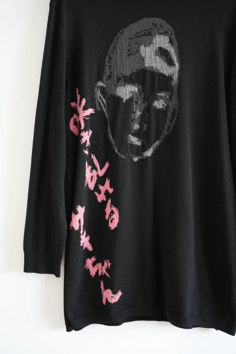 Yohji Yamamoto Black Scandal Sweater
