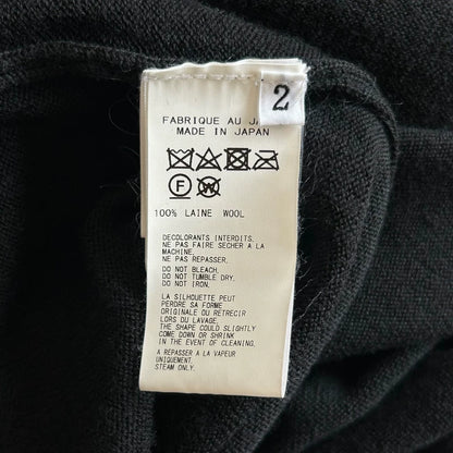 Yohji Yamamoto Black Scandal Sweater