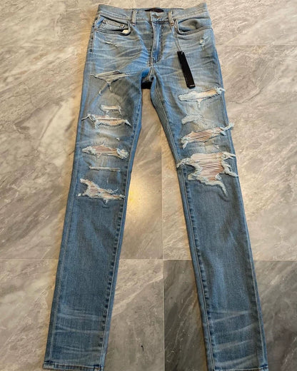 Amiri Thrash MX1 Denim Pants for Men