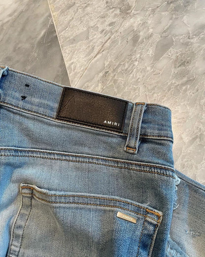 Amiri Thrash MX1 Denim Pants for Men