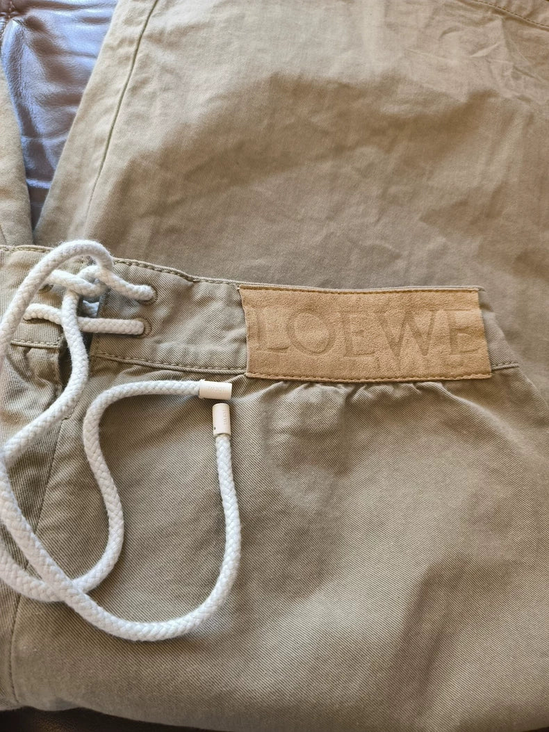 LOEWE Hand-painted Lion Print Shorts-yf