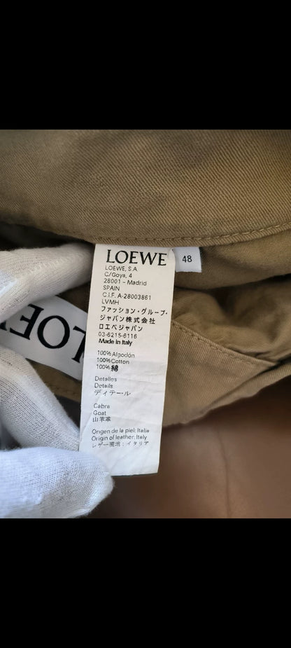 LOEWE Hand-painted Lion Print Shorts-yf