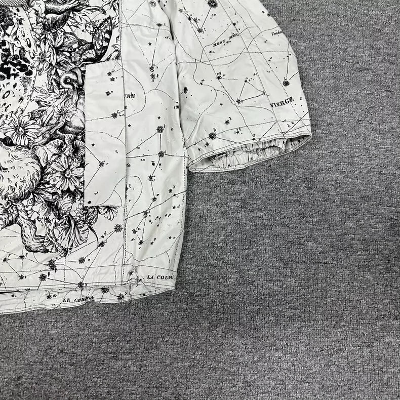 Dior Constellation Print Hooded Jacket