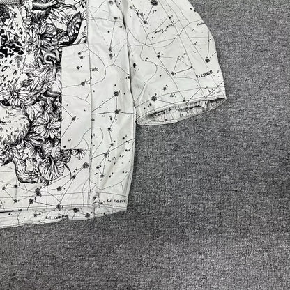 Dior Constellation Print Hooded Jacket