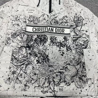 Dior Constellation Print Hooded Jacket