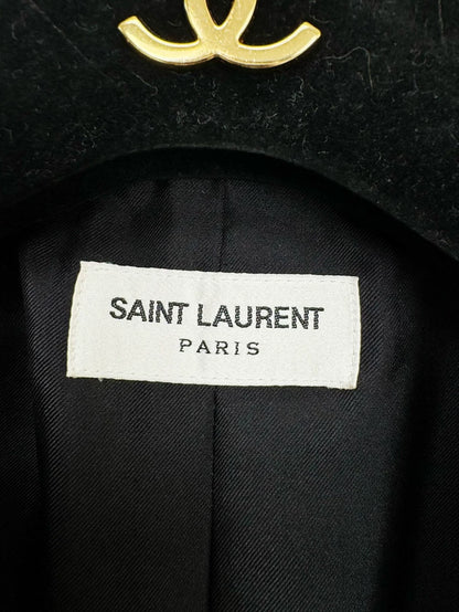 Saint Laurent Wool Blazer in Size 44