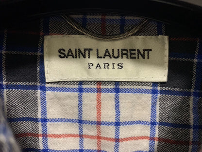 Saint Laurent Gradient Plaid Shirt