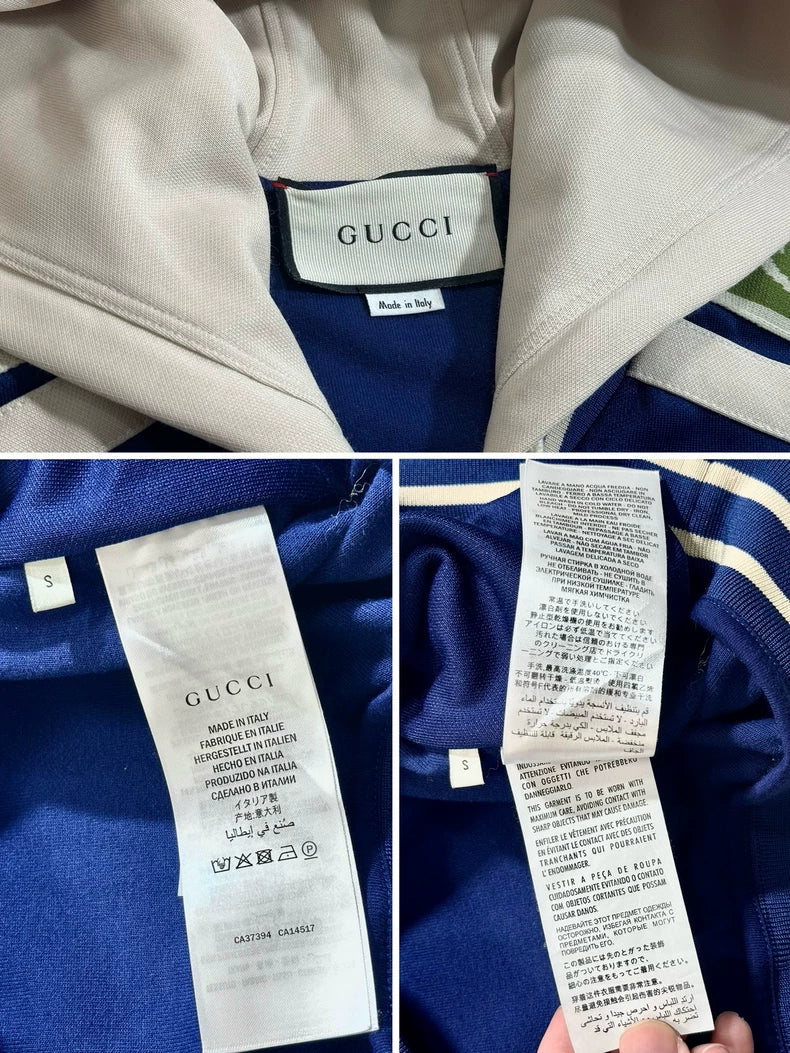 Gucci Hooded Jacket with GG Stripes