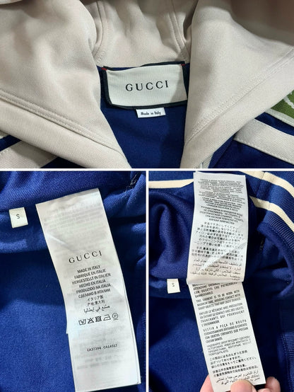 Gucci Hooded Jacket with GG Stripes