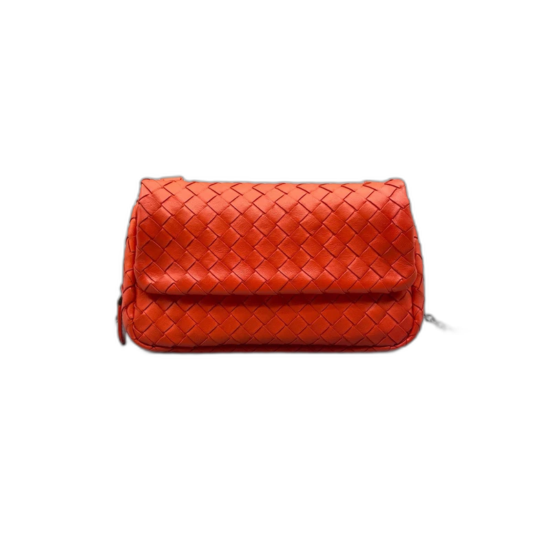 Bottega Veneta Woven Leather Chain Crossbody Bag