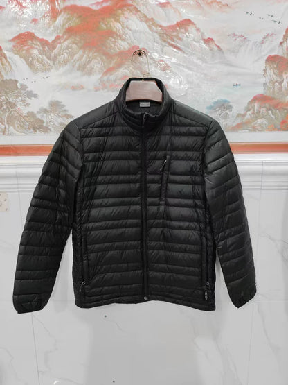 Vintage Black Puffer Jacket for Men