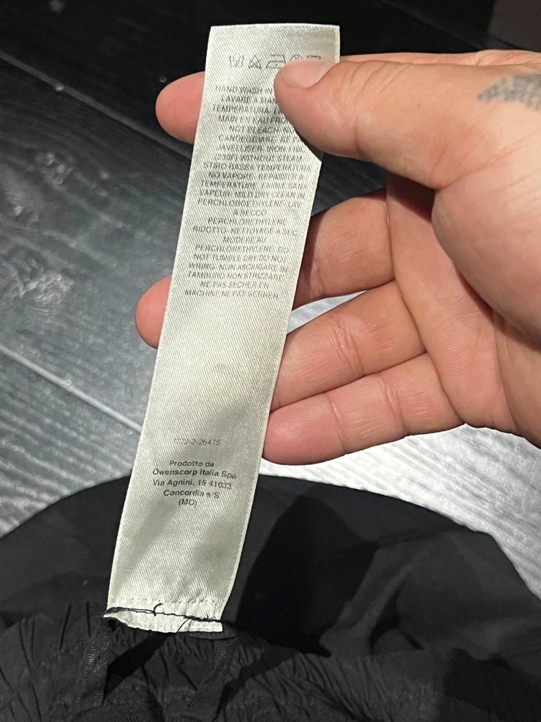 Rick Owens 24FW Cotton Double-Ring Pants