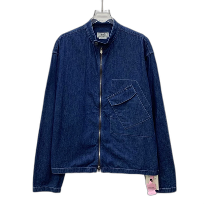Hermes Dark Blue Denim Long Sleeve Jacket