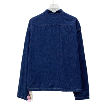 Hermes Dark Blue Denim Long Sleeve Jacket