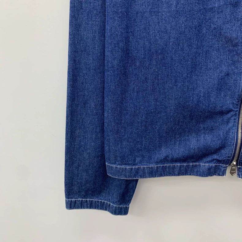 Hermes Dark Blue Denim Long Sleeve Jacket