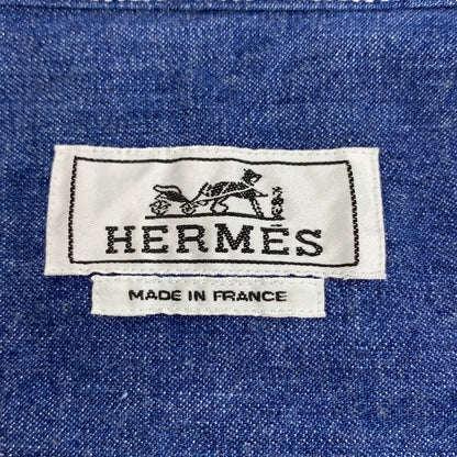 Hermes Dark Blue Denim Long Sleeve Jacket