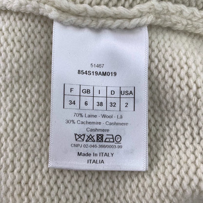 Christian Dior Colorblock Logo Knit Sweater