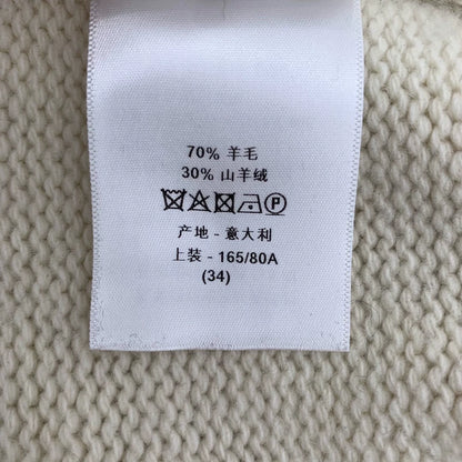 Christian Dior Colorblock Logo Knit Sweater