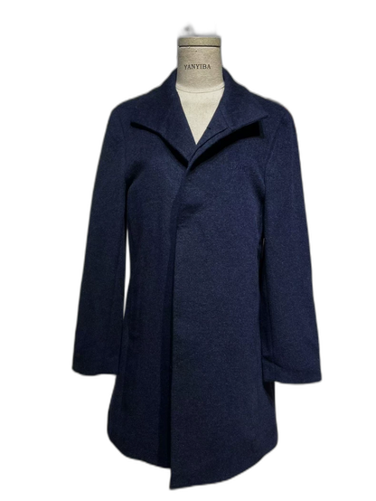 Dior Vintage Blue Wool Overcoat