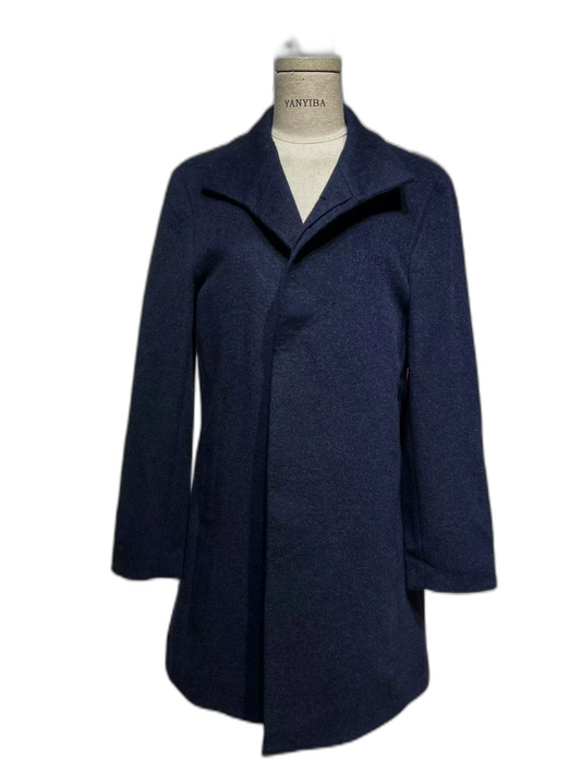 Dior Vintage Blue Wool Overcoat