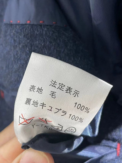 Dior Vintage Blue Wool Overcoat