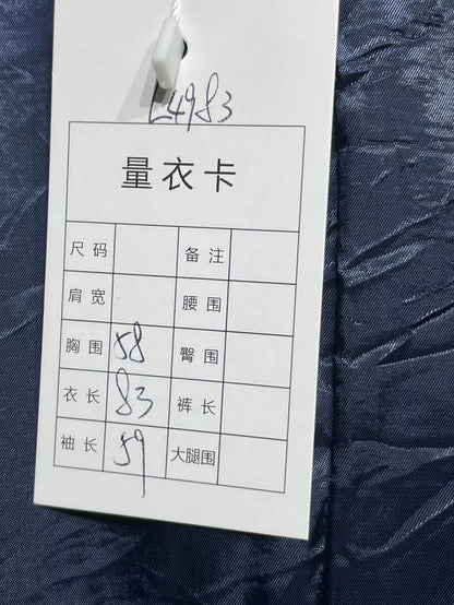 Dior Vintage Blue Wool Overcoat