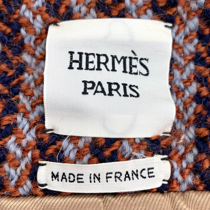 Hermes Color Block Wool Long Sleeve Jacket