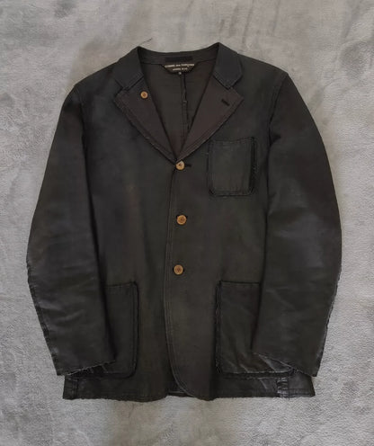 Comme des Garçons Leather Tear Show Coat
