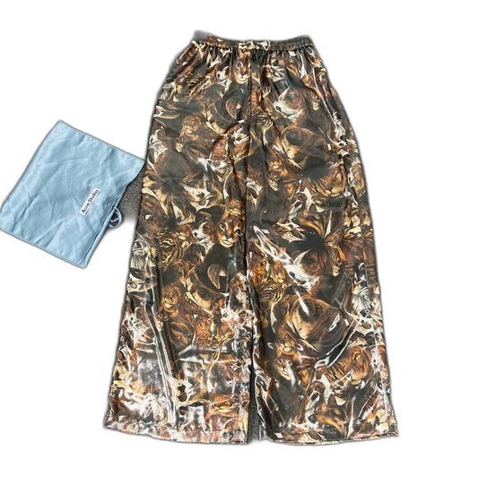 Acne Studios Animal Print Casual Pants