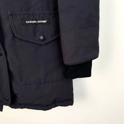 Canada Goose Black Fur-Lined Parka Jacket