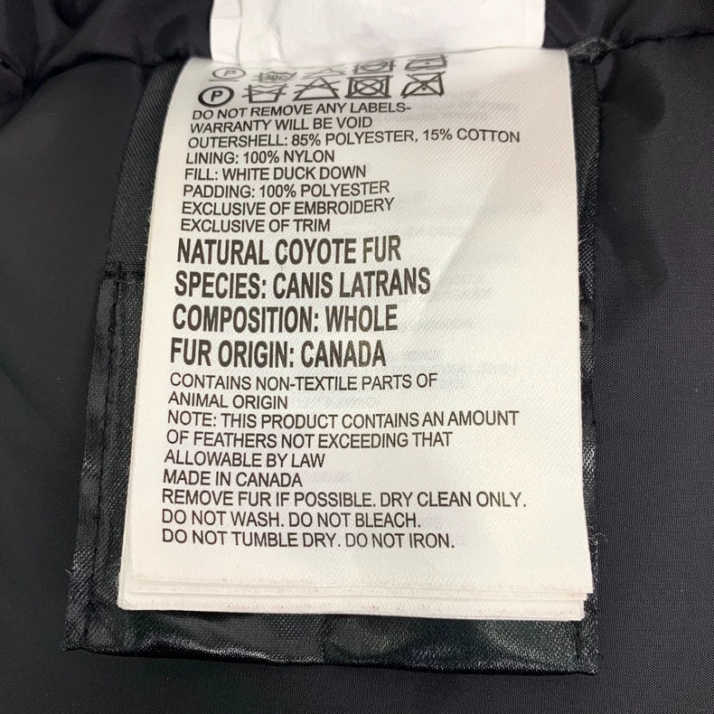 Canada Goose Black Fur-Lined Parka Jacket