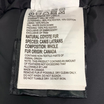 Canada Goose Black Fur-Lined Parka Jacket