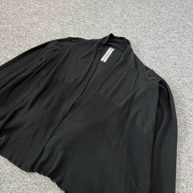 Rick Owens Irregular Knit Cardigan Size S