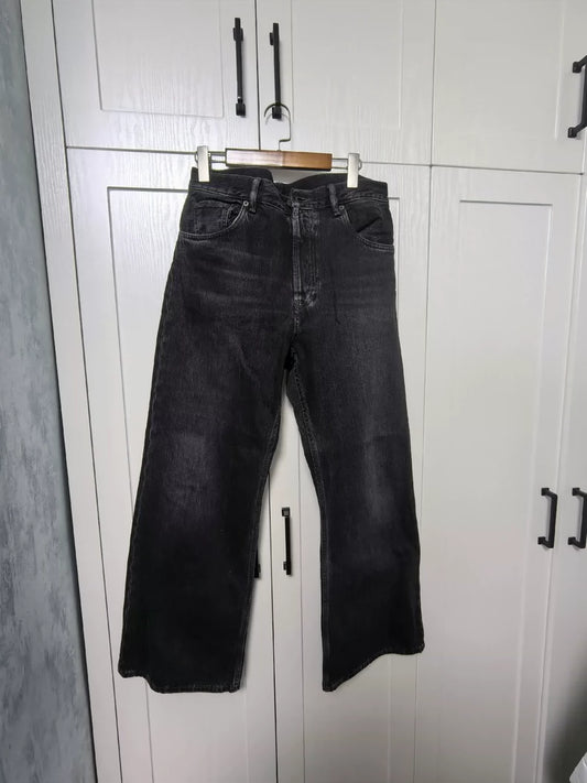 Acne Studios Black Wash Denim Pants