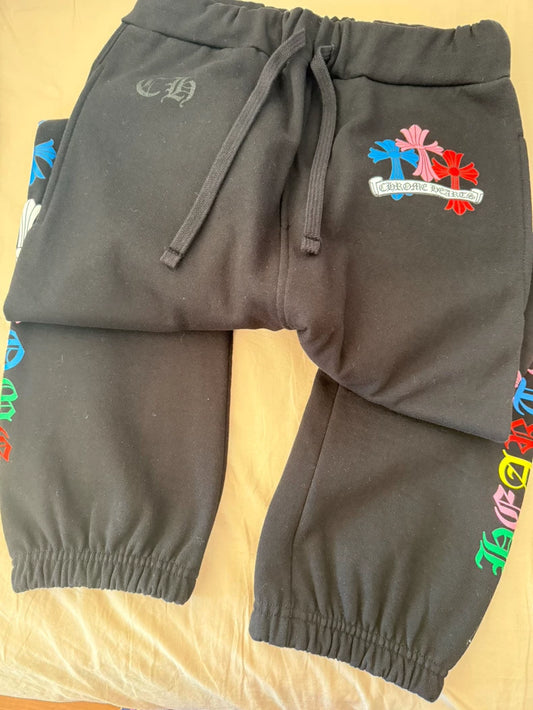 Chrome Hearts Colorful Cross Pants