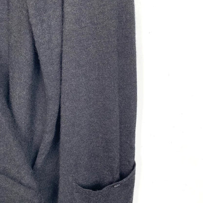 Chanel Dark Grey Cashmere Cardigan