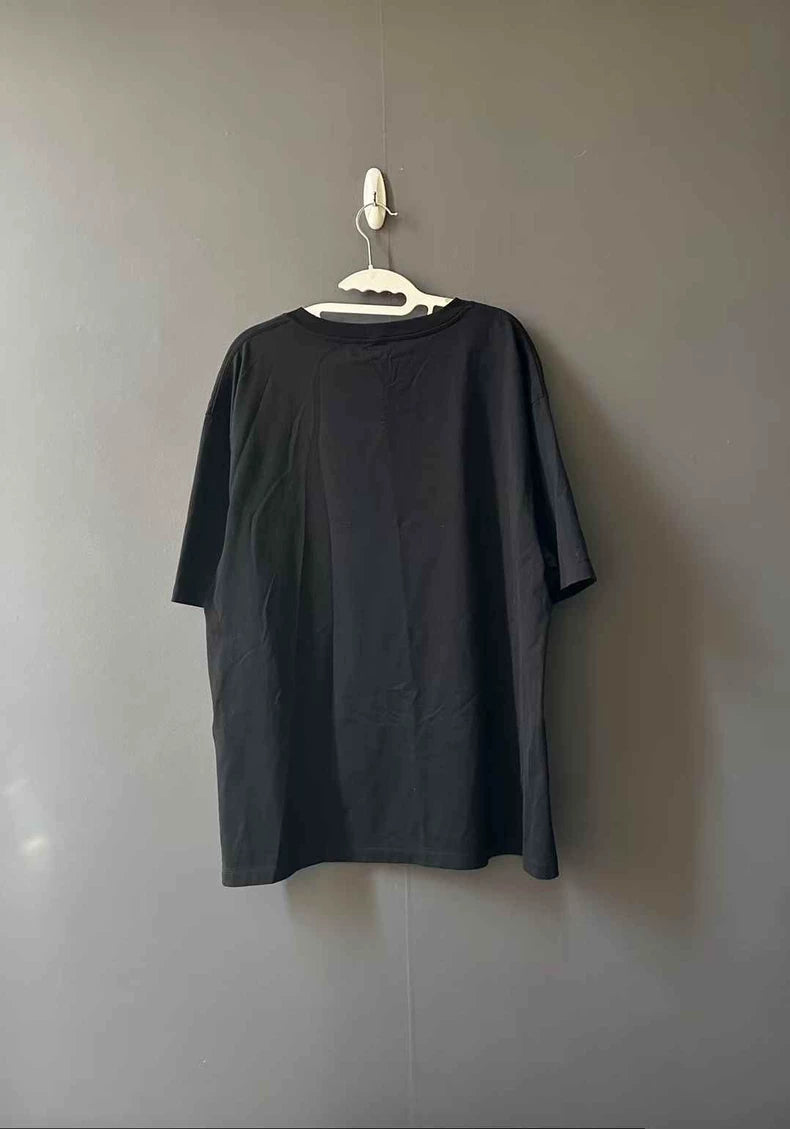 Celine Black Logo Short Sleeve Shirt