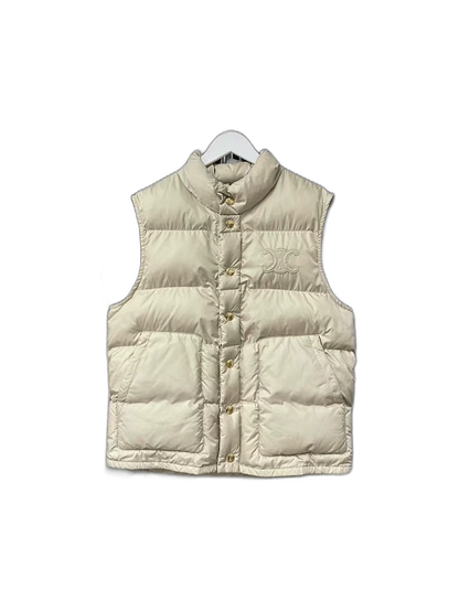 Celine Padded Vest with Buttons