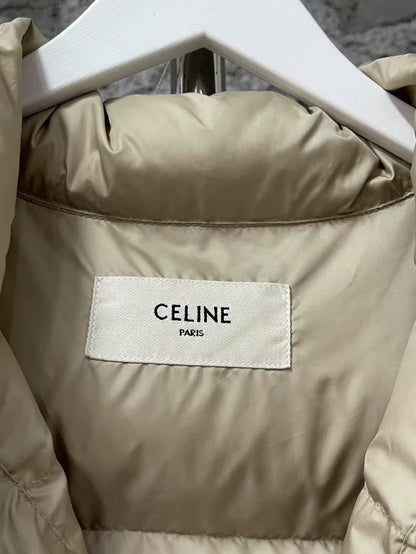 Celine Padded Vest with Buttons