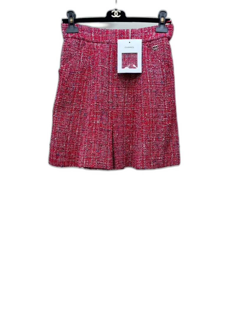 Chanel Tweed Skirt with Button Detail