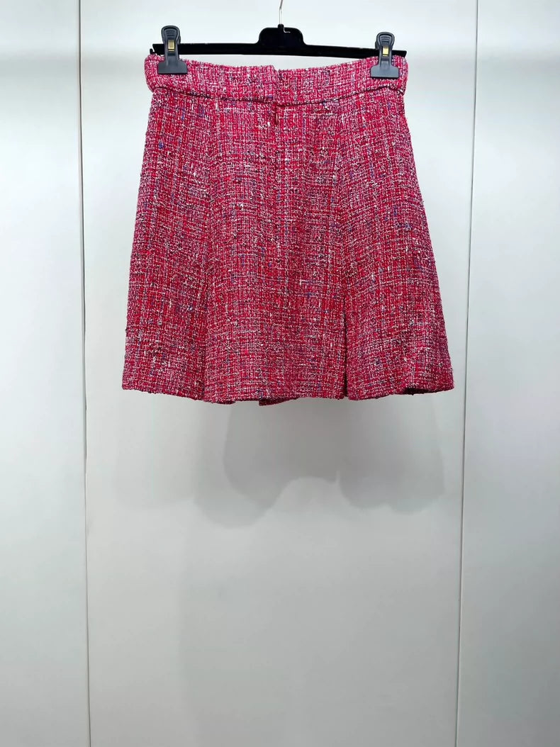 Chanel Tweed Skirt with Button Detail