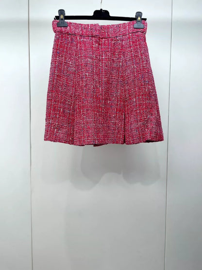 Chanel Tweed Skirt with Button Detail