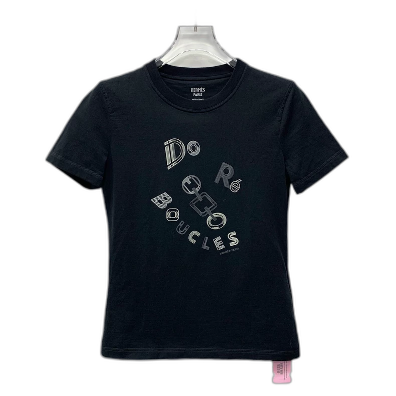 Hermes Black Short Sleeve T-Shirt