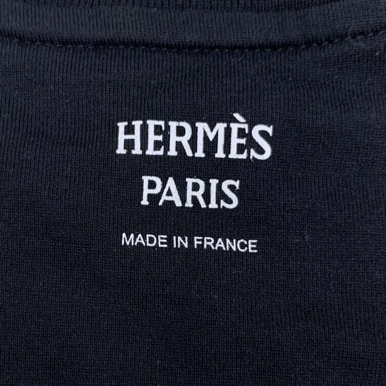 Hermes Black Short Sleeve T-Shirt