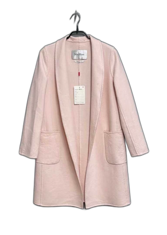 Pink Wool Coat by MaxMara