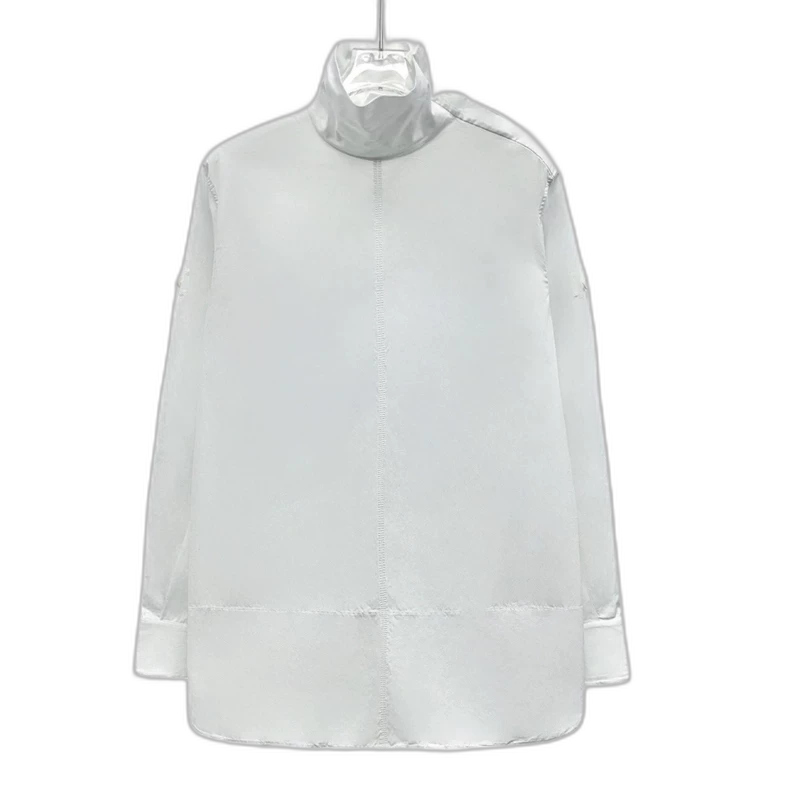 Celine White Long Sleeve Cotton Shirt