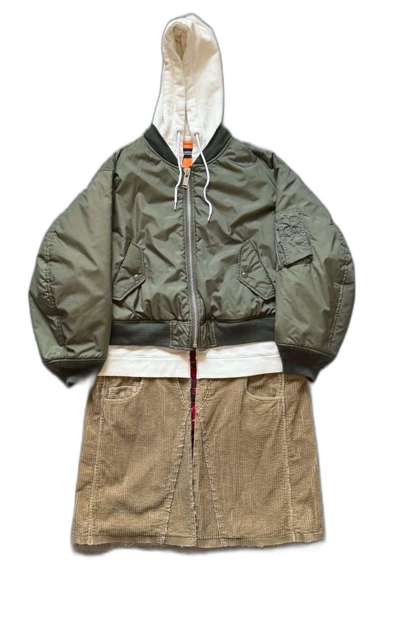 Undercover Bomber Corduroy Coat-zp